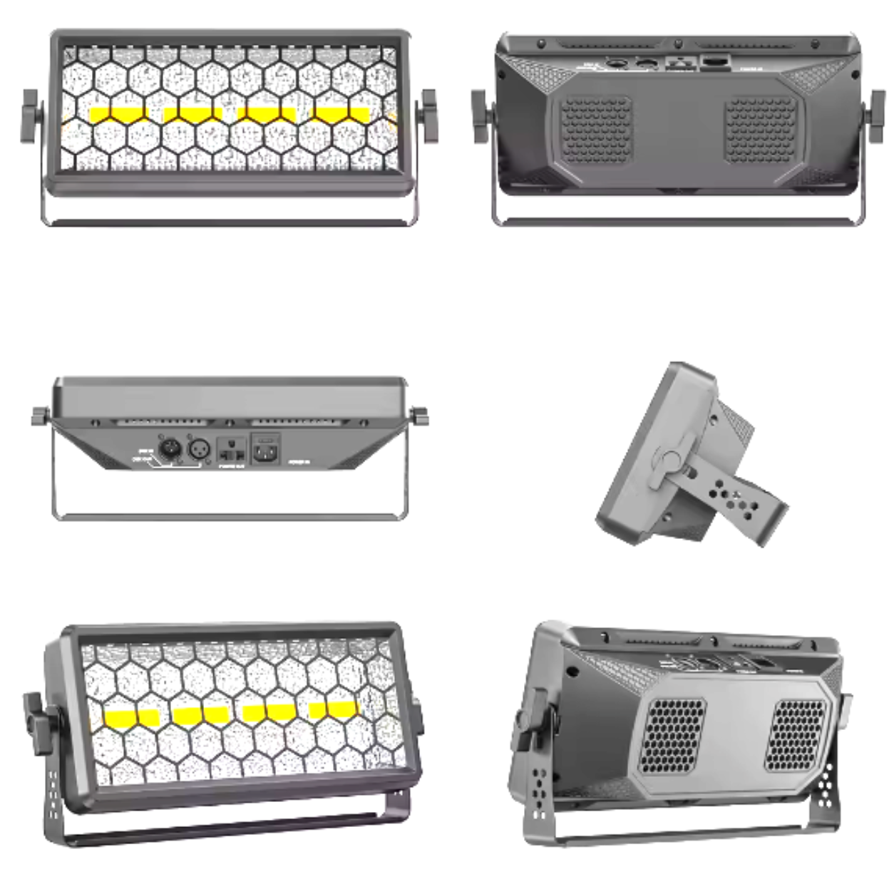 alpha-lumentec 150W Retro Bühnenlicht – RGB COB LED Wall Washer mit DMX & Strobe