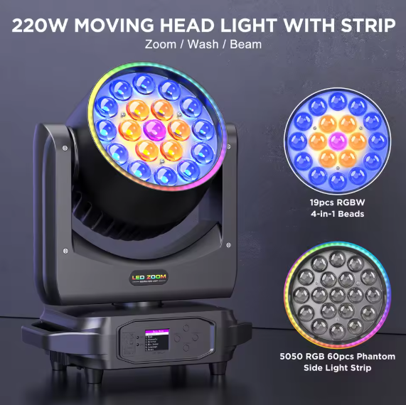 alpha-lumentec - 220W Zoom Wash Moving Head