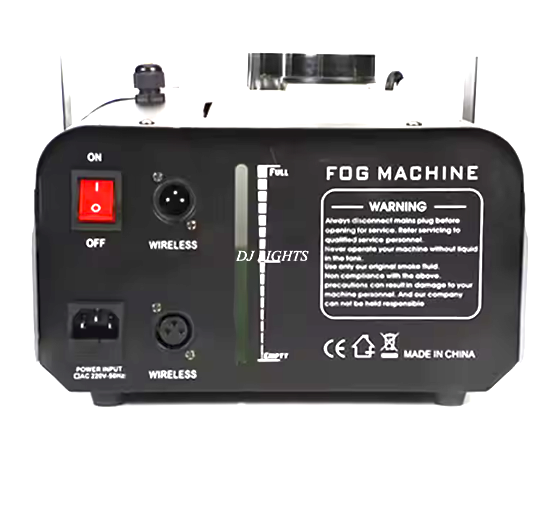 alpha-lumentec - 1500W Nebelmaschine – Starker Nebelausstoß für Bühne & Events