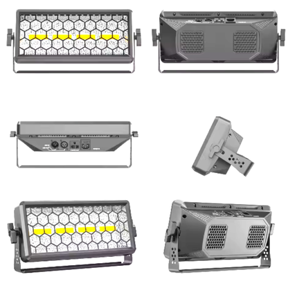 alpha-lumentec 150W Retro Bühnenlicht – RGB COB LED Wall Washer mit DMX & Strobe