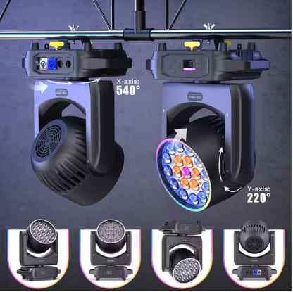 alpha-lumentec - 220W Zoom Wash Moving Head
