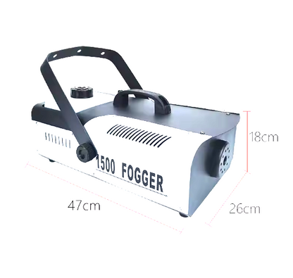 alpha-lumentec - 1500W Nebelmaschine – Starker Nebelausstoß für Bühne & Events