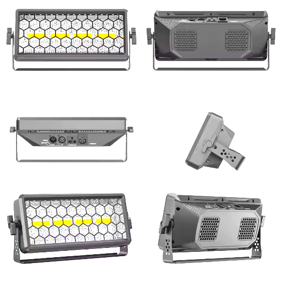 alpha-lumentec 150W Retro Bühnenlicht – RGB COB LED Wall Washer mit DMX & Strobe