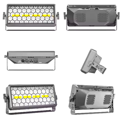 alpha-lumentec 150W Retro Bühnenlicht – RGB COB LED Wall Washer mit DMX & Strobe