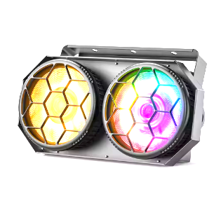 alpha-lumentec 260W Dual-Color COB LED Par – 2-Augen mit DMX512